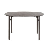 Danish Oval Bar Table Jade 140 cm Black Ceramic Look
