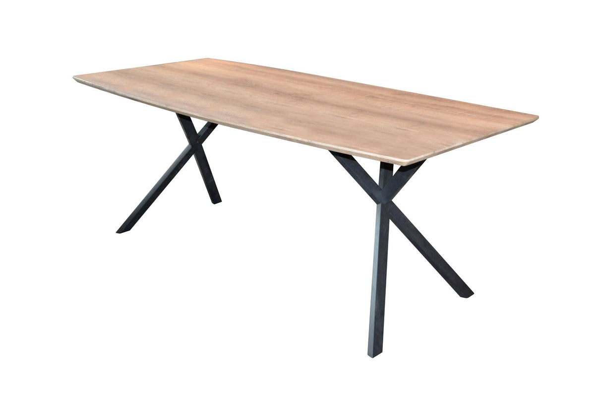 Oval Dining Table Hanna Oak Look 190x90 cm