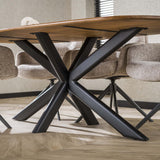 Danish Oval Dining Table Cody Mango Wood 180 cm 