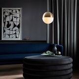 Pendant lamp 1-light White Glass Regal 