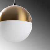 Pendant lamp 1-light White Glass Regal 