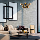 Bronze Glass Pendant Lamp Carina 