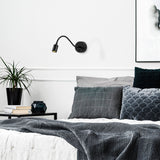 Black Metal Wall Lamp Veridia 