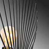 Black Metal Wall Lamp Arbor 