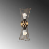 Wandlampen - Wandlamp Bronskleurig Metaal Void - Dimehouse