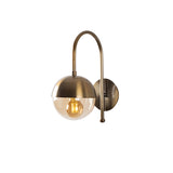 Wandlampen - Wandlamp Bronskleurig Glas Carina - Dimehouse
