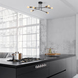 Ceiling lamp Black Metal Jade 