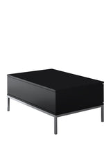 Furniture Set Black Lord - Coffee Table + TV Cabinet + Sideboard - Silver Frame
