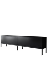 Furniture Set Black Lord - Coffee Table + TV Cabinet + Dresser - Black Frame