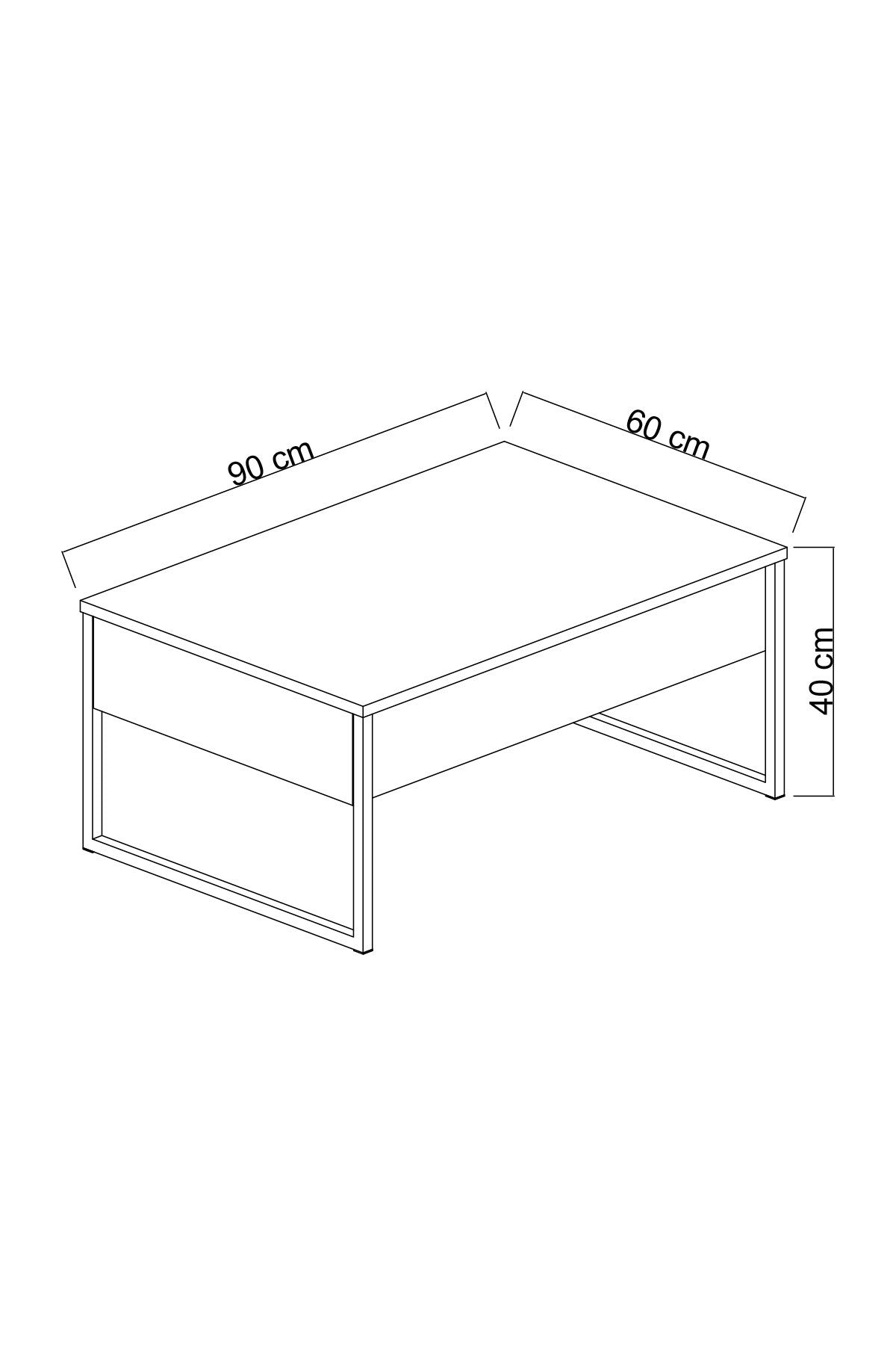 Meubelsets - Meubelset Travertin Luxe - Salontafel + TV Meubel + Dressoir Luxe - Zwart Frame - Dimehouse