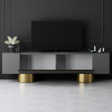 TV cabinet Anthracite Bohem 180x50x30 - Golden Frame