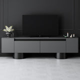 TV Furniture Anthracite Bohem 180x50x30 - Black Frame