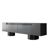 TV Furniture Anthracite Bohem 180x50x30 - Black Frame