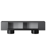 TV Furniture Anthracite Bohem 180x50x30 - Black Frame