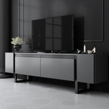 TV Cabinet Anthracite Yildiz 180x50x30 - Black Frame