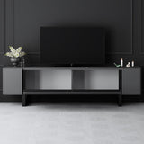 TV Cabinet Anthracite Yildiz 180x50x30 - Black Frame