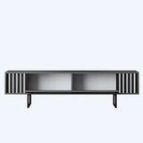TV cabinet Anthracite Chrome Line 180x48x30 - Black frame