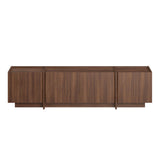 Lowen TV cabinet in Milano walnut 180 cm Melamine coated wood composite