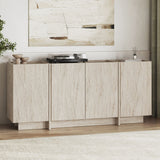 Dorma console table travertine look 180 cm Melamine-coated wood