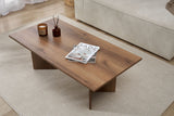 Living room table Sabin Walnut 119x60 cm Melamine 