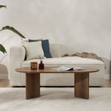 Sable Coffee Table Walnut 119x60 cm Walnut Melamine 