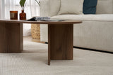 Sable Coffee Table Walnut 119x60 cm Walnut Melamine 