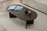 Sable Lumière Black Coffee Table 119x60 cm Melamine 