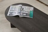 Sable Lumière Black Coffee Table 119x60 cm Melamine 