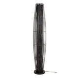 Floor lamp Liora 4-light cylinder mesh black 150 cm 
