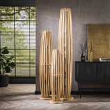 Floor lamps - Floor lamp Jalou Mango wood 1 light source - Dimehouse