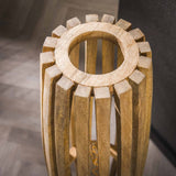 Floor lamps - Floor lamp Jalou Mango wood 1 light source - Dimehouse