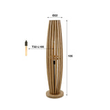 Floor lamps - Floor lamp Jalou Mango wood 1 light source - Dimehouse