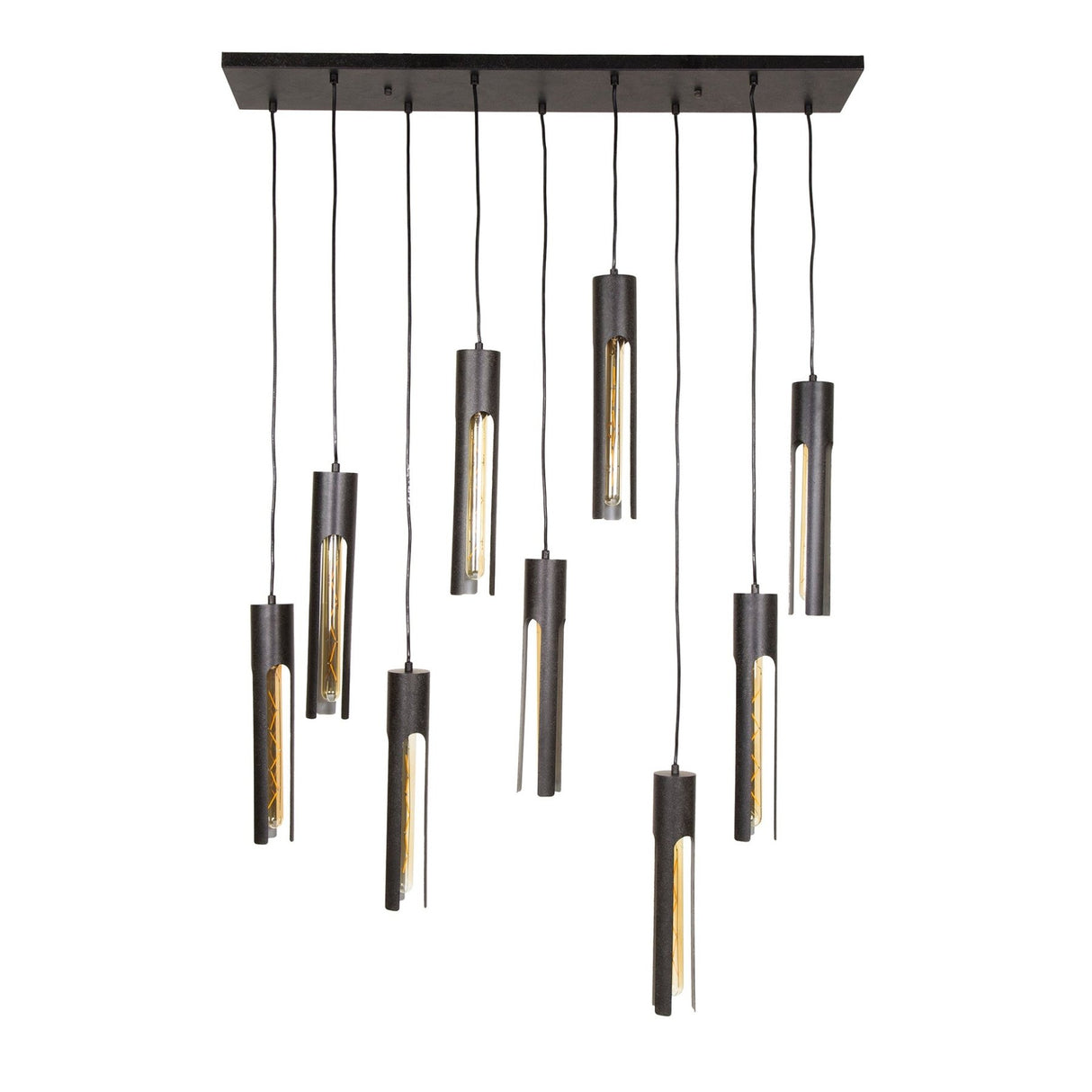 Pendant lamp Judy 9-lights black 
