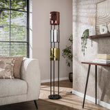 Vloerlampen - Vloerlamp Nox 3 - lichts Zwart Metaal 175 cm - Dimehouse