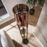 Vloerlampen - Vloerlamp Nox 3 - lichts Zwart Metaal 175 cm - Dimehouse