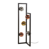 Industrial Floor Lamp Ada 5-lights Colored Glass Corner 