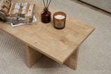 Salontafels - Rechthoekige salontafel Eiken melamine - 120x45x30 cm - Portland - Dimehouse