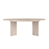 Sorell extendable dining table travertine 160 cm Melamine-coated wood composite