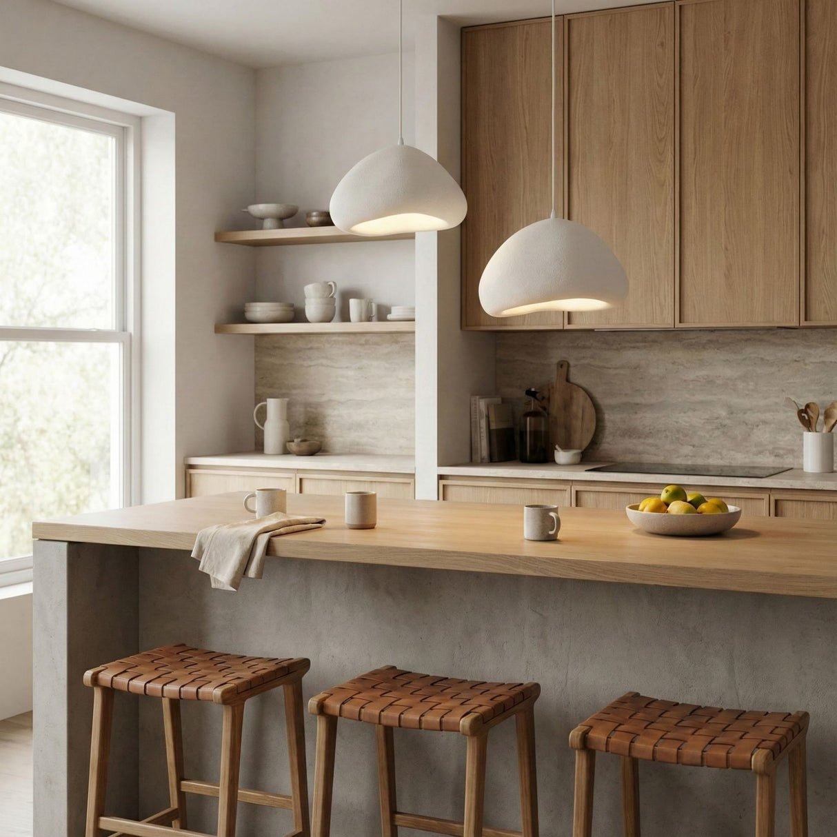 LORA-40-40-T-LUNA White Fiberglass Cap