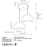 LORA-50-50-T-LUNA White Fiberglass Cap