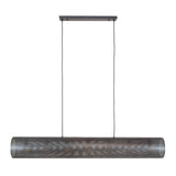 Knox pendant lamp 7-light XL mesh black 