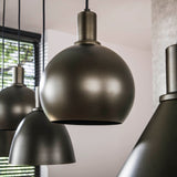 Pendant lamp Sienna 5-lights Industrial - Brown 120 cm 