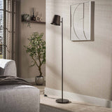 Sienna Industrial Metal Floor Lamp Anthracite