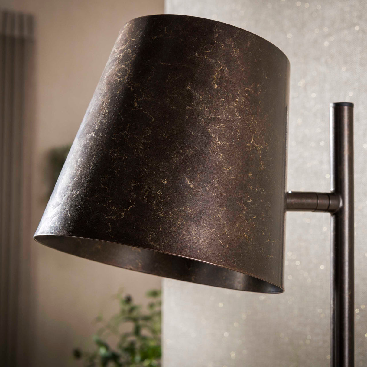 Sienna Industrial Metal Floor Lamp Anthracite