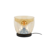 Floor lamp Dain UP L Amber colored glass 