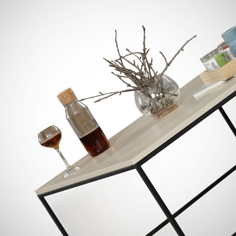 Square Coffee Table 75x75 cm Pola - Oak Melamine 