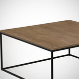 Square Coffee Table 75x75 cm Pola - Wood Melamine 