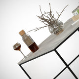 Square Coffee Table 75x75 cm Pola - Gray Wood Melamine 