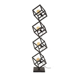 Vloerlampen - Vloerlamp Drew 4 - lichts kubus zwart - Dimehouse