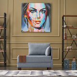 Armchair right fly blue